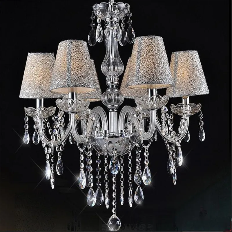 

Multiple pendant light new Fashion K9 crystal pendant light led crystal lamp Romantic wedding room lamp pendant lamp ZX81
