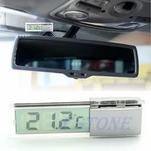 Присоске цифровой термометр Гора на лобовое стекло автомобиля или зеркало заднего вида C45