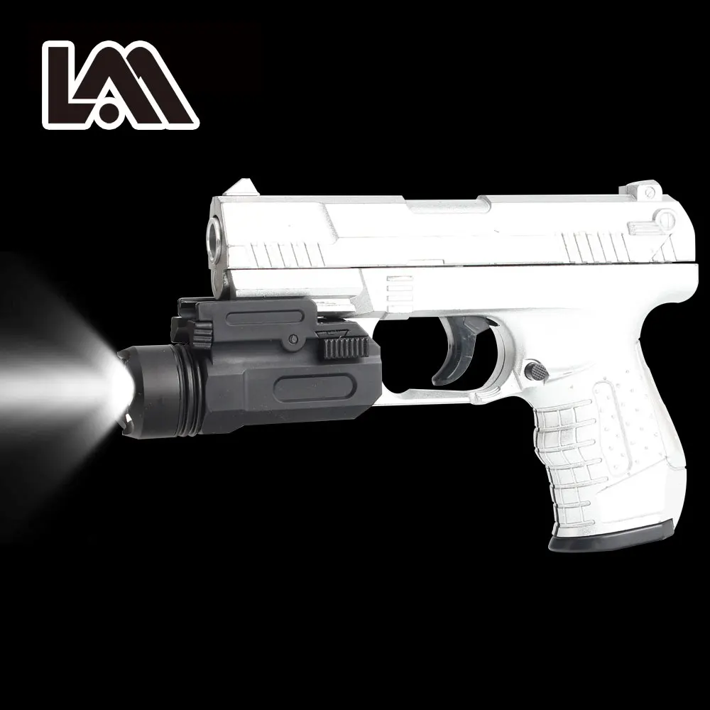 

Lanterna Airsoft Mini Pistol Light Handgun Flashlight LED Rifle Gun Tactical Torch for 20mm Rail Glock 17 19 18C Streamlight