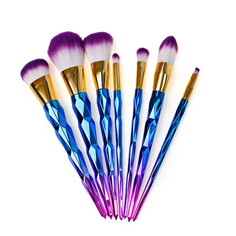 

7pcs Professional Makeup Brushes Set High Quality Makeup Tools Kit Premium Full Function