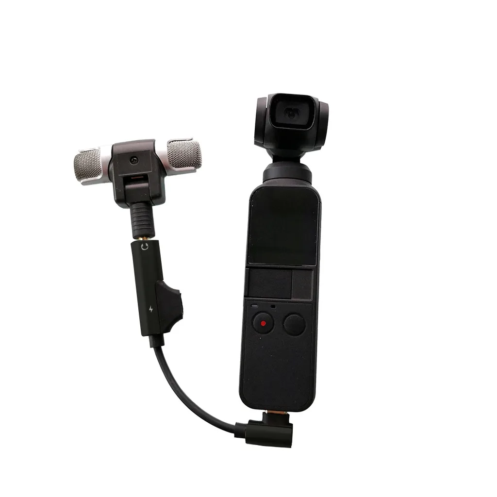 HIPERDEAL внешний микрофон для камеры микрофон внешний беспроводной микрофон для DJI Osmo ручной Gimble 4K камера# D