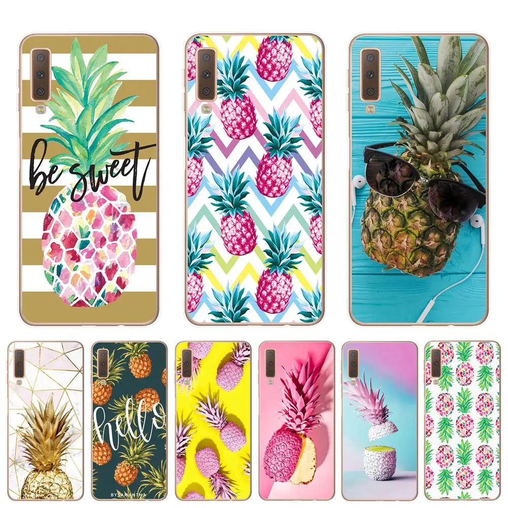 

Colorful Pineapple Phone Case For Samsung J4 J6 A6 A8 Plus A7 A9 2018 A10 A20 A30 A40 A50 A70 A60 A80 J3 J5 J7 2016 2017 Cover