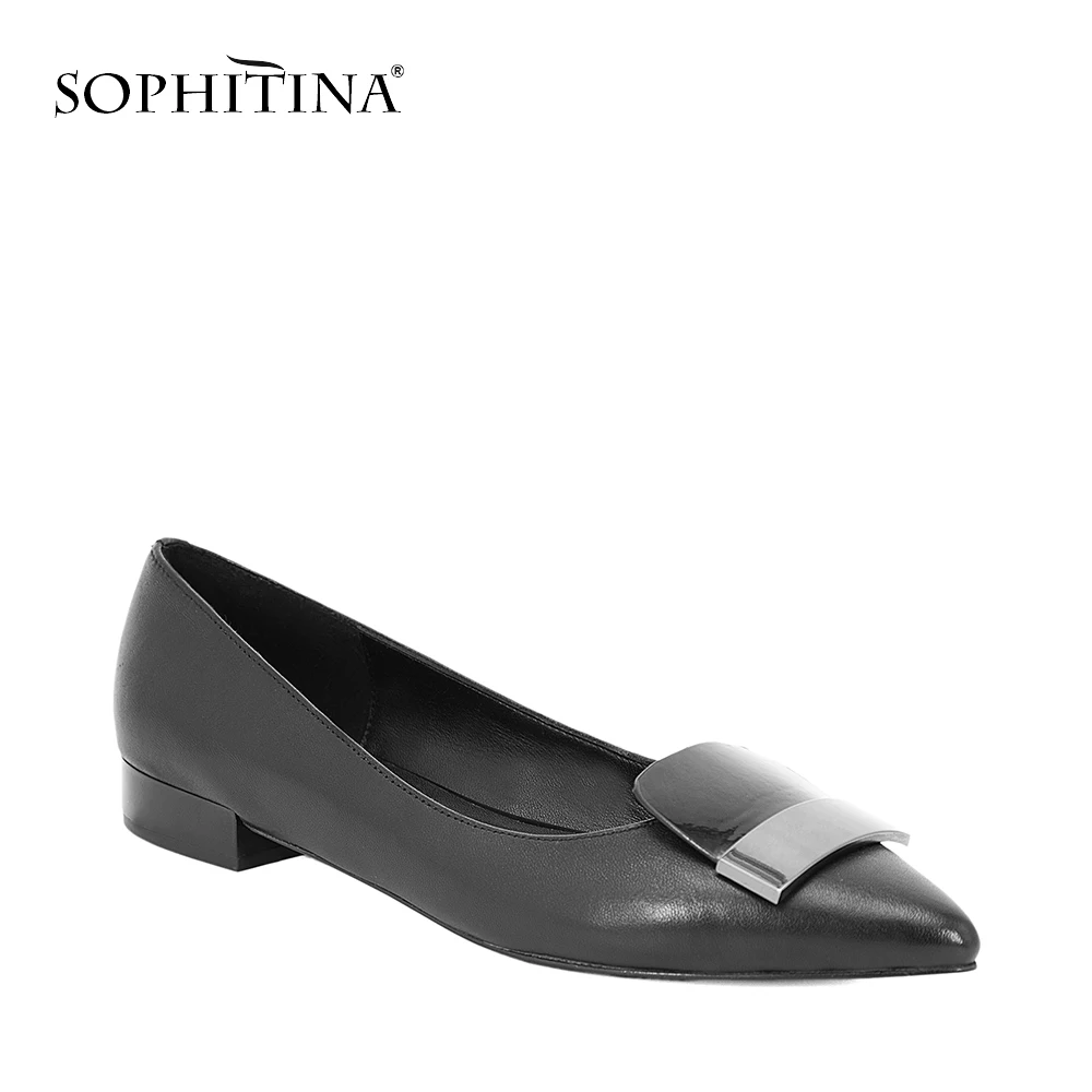 SOPHITINA/обувь на плоской подошве из овечьей кожи Высококачественная женская обувь