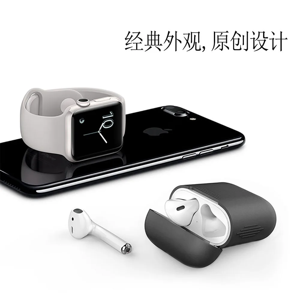 Apple airpods ремешок, силиконовый чехол для хранения, защитный чехол для зарядки, коробка для хранения, защита от потери шеи, шнур для наушников