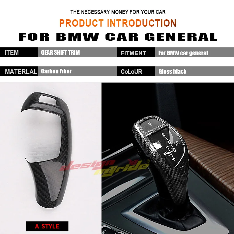 Для BMW E46 E90 E30 F35 E92 левый руль карбоновый автомобильный genneral чехол для рычага