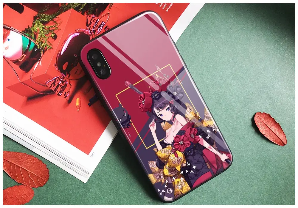 Katsushika Hokusai Fate Grand Order Мягкий силиконовый чехол для телефона из закаленного стекла для iPhone 6 6s 7 8 Plus X XR XS 11 Pro MAX