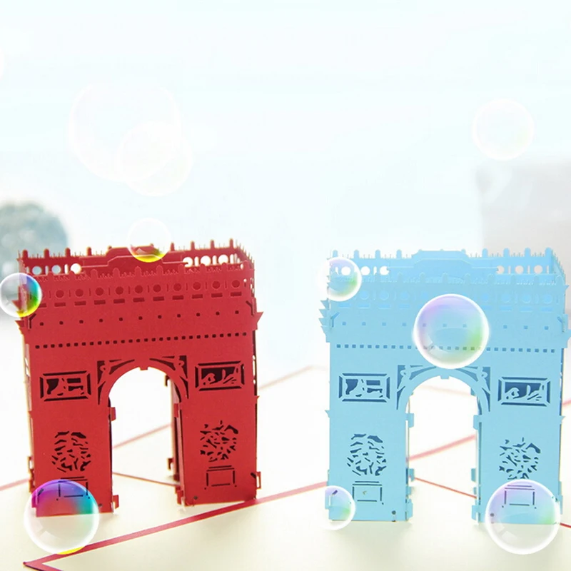 5 Pieces Lot Wholesale 3D Greeting Cards Birthday