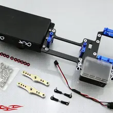 1/5 rc автомобиль газ GTB гонки CNC сплав двойной сервомеханизм рулевого управления и большой Batt коробка комплект для Losi 5ive-T