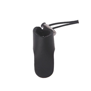 

Traditional Archery Finger Guard Thumb Shooting Faux Leather Hunting Protector Archery Accessories