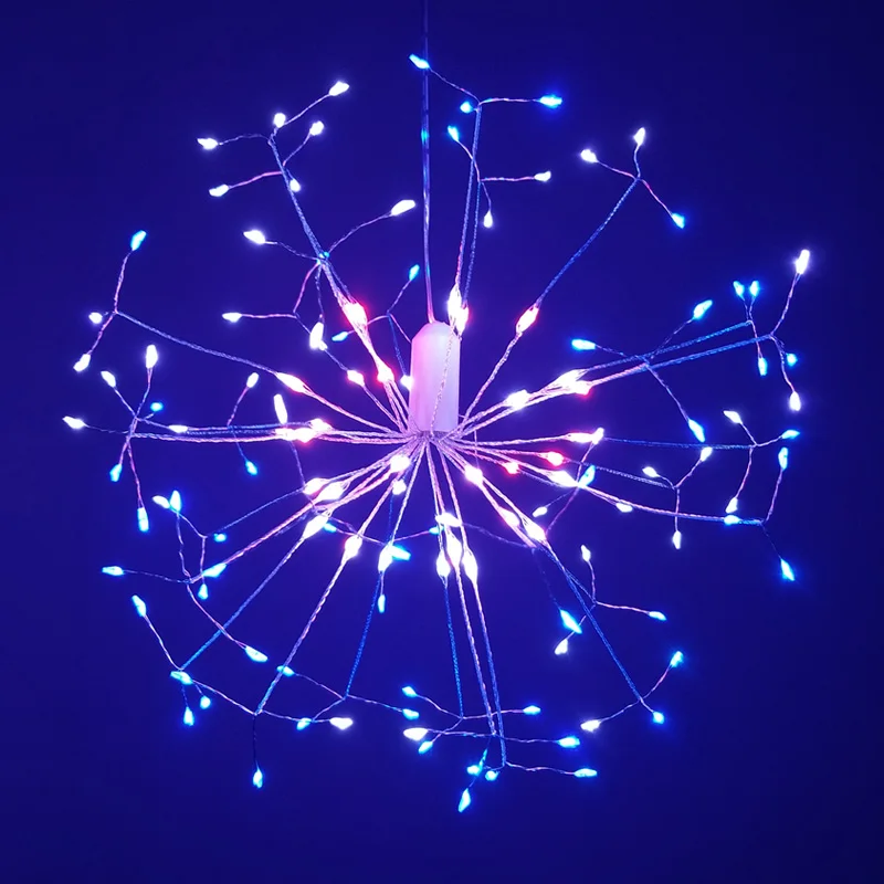 

Dandelion LED String Light 8 Modes Remote Control Firework Fairy Light New Year Xmas Wedding Holiday Hanging Decoration Lamps