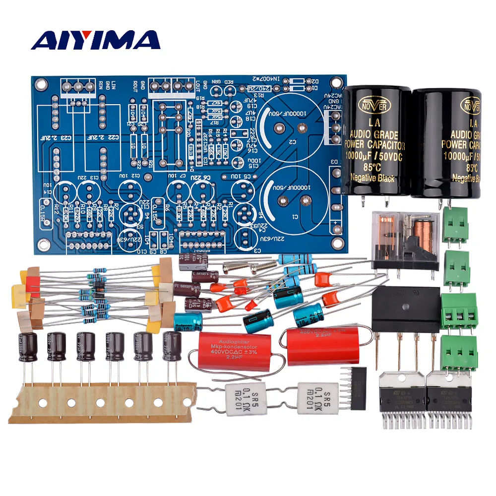 AIYIMA TDA7294 аудио усилитель плата 70 Вт* 2 двухканальный динамик защита усилитель мощности плата Diy комплект DIY звуковая система Динамик
