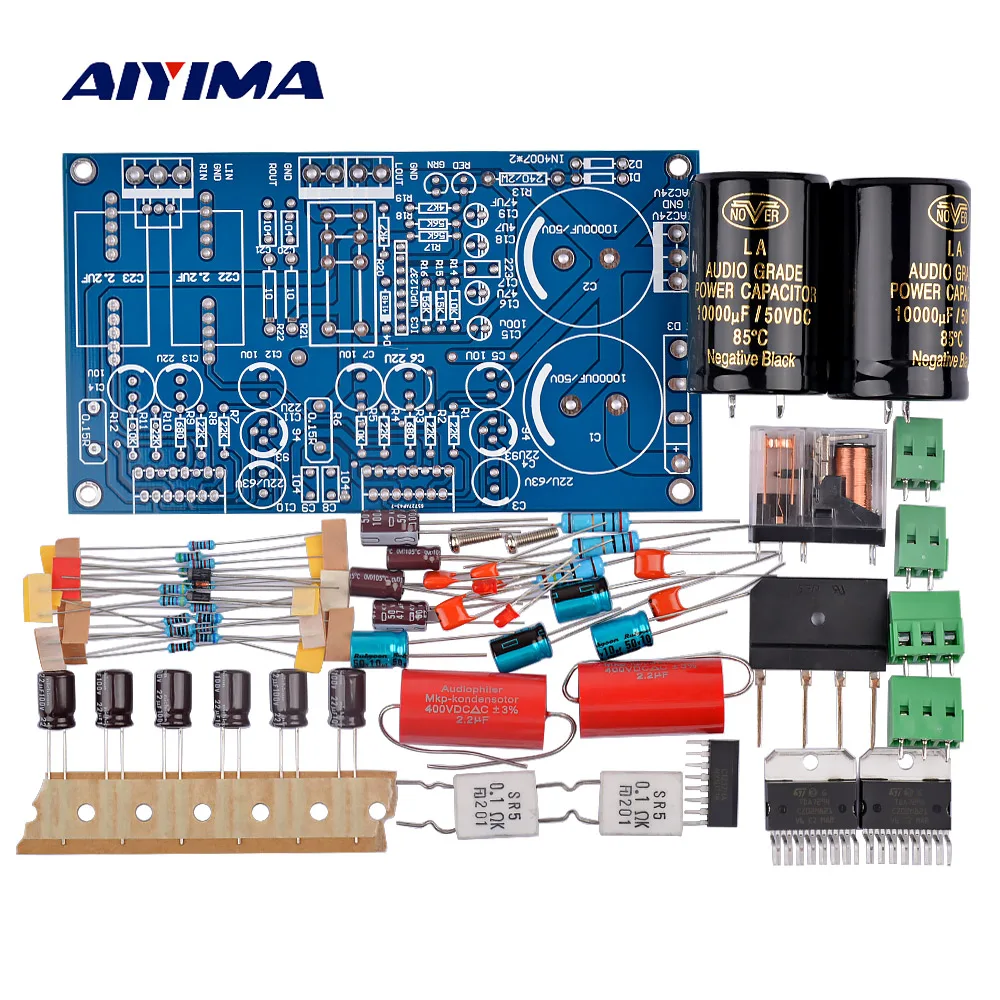 US $21.75 AIYIMA TDA7294 Audio Amplifier Board 70W2 Two Channel Speaker Protection Power Amplifier Board Diy Kit DIY Sound System Speaker