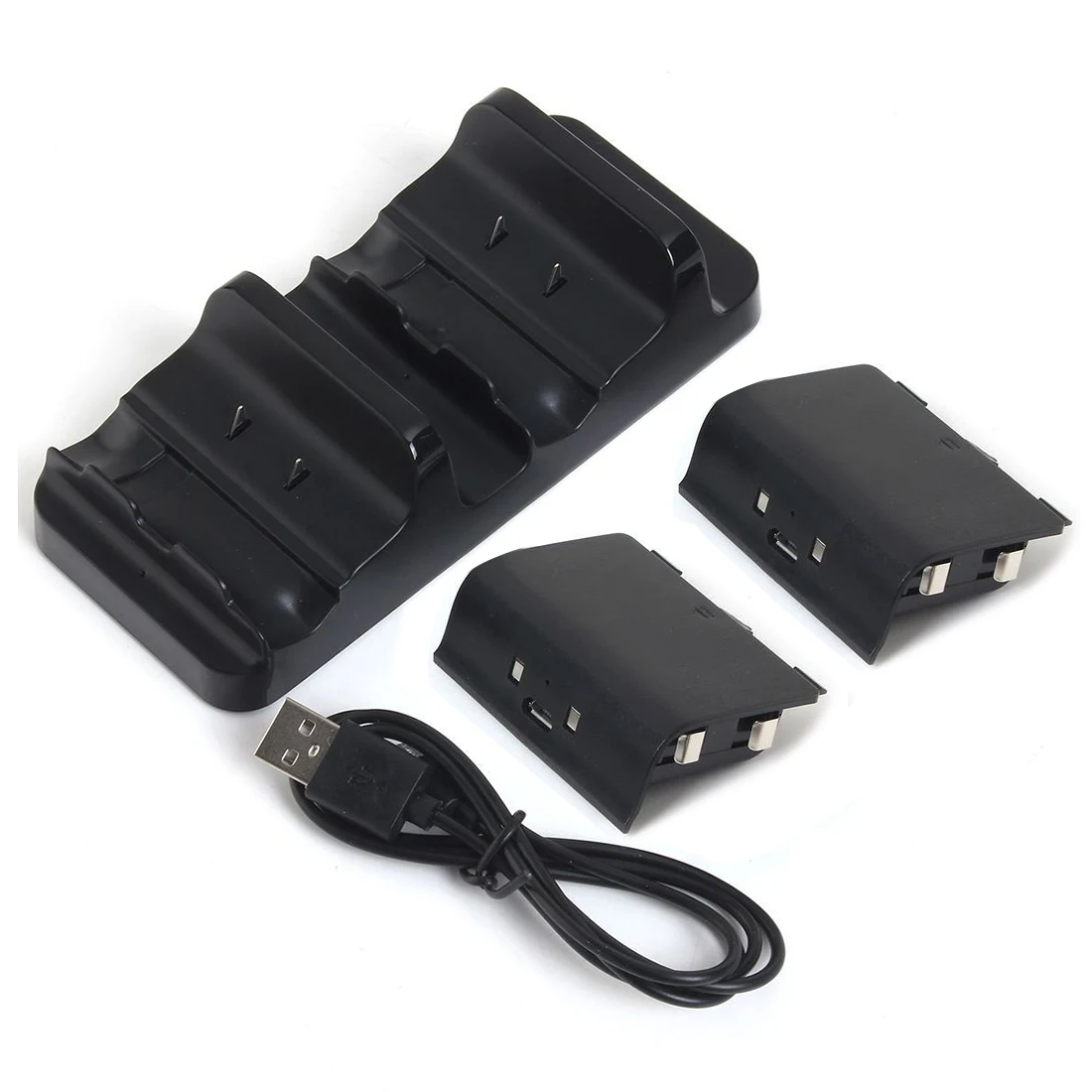 

Dual Charge Charging Dock + 2 Rechargeable Batteries for XBOX ONE Controller
