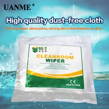UANME 4X4 9X9 cm 100/400Pcs/Bag Soft Cleanroom wiper cleaning Non Dust Cloth Dust Free Paper Clean LCD Repair Tool UANME 4X4 9X9 cm 100/400Pcs/Bag Soft Cleanroom wiper cleaning Non Dust Cloth Dust Free Paper Clean LCD Repair Tool