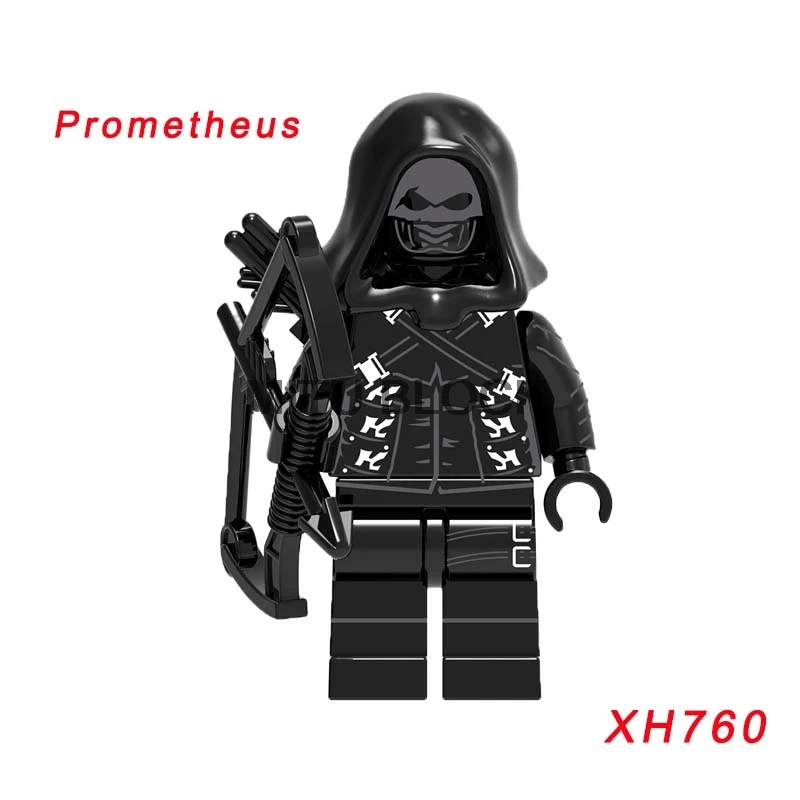 

XH760 Super Heroes Prometheus Firestorm Slipknot Huntress Atom Bricks Collection Building Blocks Children Gift Toys