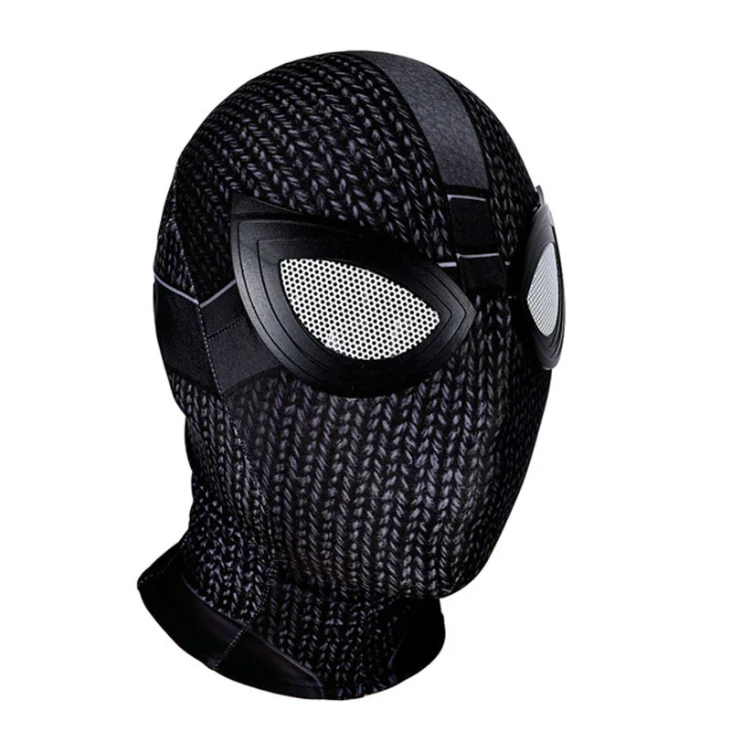 Adult Kids Spider Man Far From Home Peter Parker Stealth Suit Zentai Spiderman Black Night Moneky Cosplay Bodysuit Jumpsuits