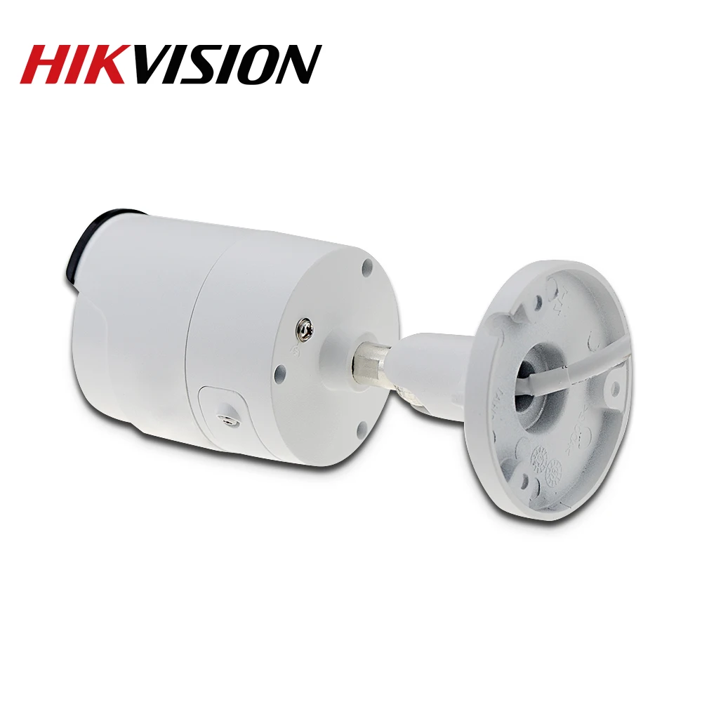 Hikvision DS-2CD2045FWD-I POE камера видеонаблюдения 4MP ИК Сеть мини пуля камера 30 м ИК IP67 H.265+ слот для карты SD