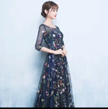 

Beautiful 3 D Flowers lace fabric for wedding dress blue white black african tulle lace fabric fashion french net lace fabric