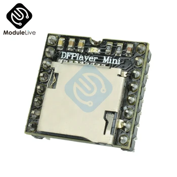 

1Pcs DFPlayer Mini MP3 Player Module MP3 Voice Decode Board For Arduino Supporting TF Card U-Disk IO/Serial Port/AD