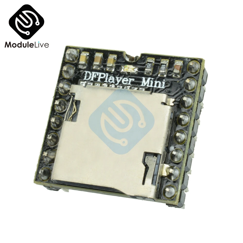 Модуль MP3 плеера DFPlayer Mini плата декодирования голоса для Arduino Sup port ing TF Card U Disk