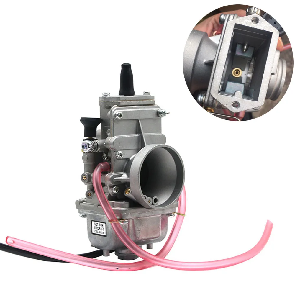 Alconstar MIKUNI TM28 TM30 TM32 TM34 Carburetor For Motorcycle 2T Stroke Racing Flat Slide Carb Pit Bike With Power Jet