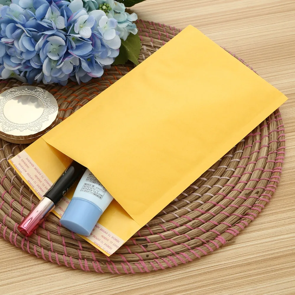 Крафт-бумажный пузырьковый конверт с пузырчатой пленкой, подарочная упаковка, модная сумка для свадьбы, противоударный защитный конверт