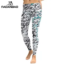 NADANBAO леггинсы в стиле Хэллоуин Джек Череп Призрак Леггинс цифровой с принтом "Скелет" стильные леггинсы фитнес тренировки размера плюс брюки