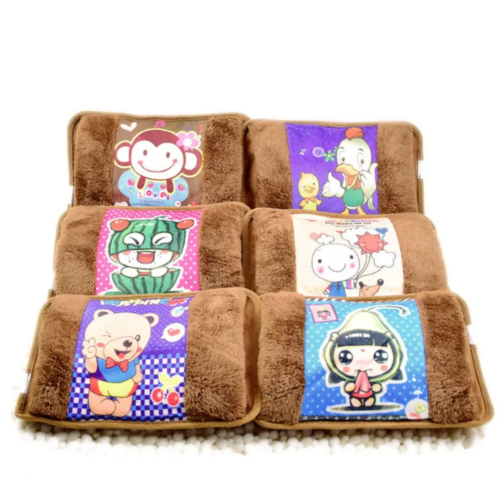 

Cute Hot Water Bottle Electric Charging Hot-water Bag Cartoon Hand Warmer 220V Warming Water Bag Cat Pillow