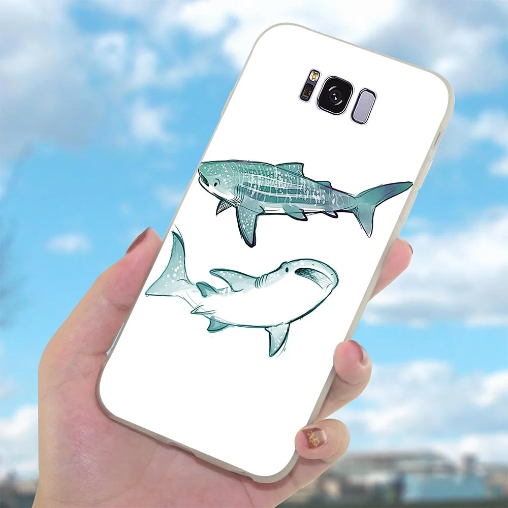 Чехол для Galaxy A9 2018 с принтом морских львов и дельфинов чехлы Samsung A6 Plus A7 A8 A10 A20 A30 A40