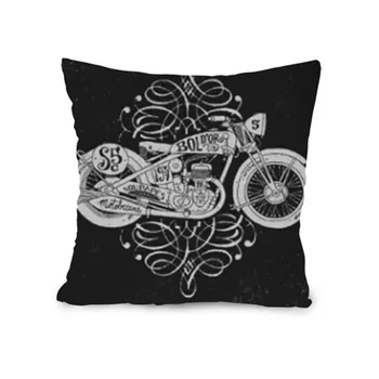 

Best Quality 45x45cm Black Metal Style Car Seat Soft Cushion Covers for Men Boys Male