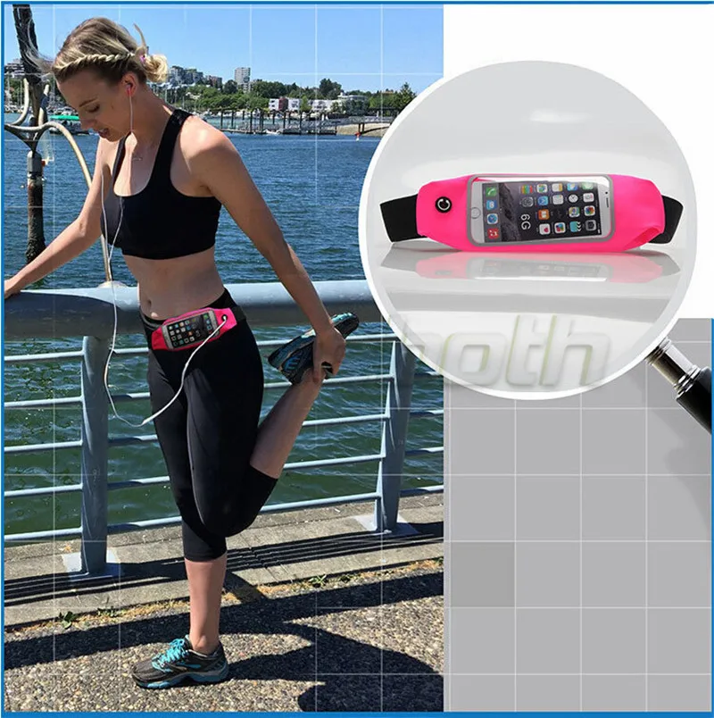 US $320.00 200pcsLot MaleFemale Running Jogging Sport Fanny Pack TravelSports Running Gym Waist Belt Bag Case Cover For Iphone 6 Plus 55