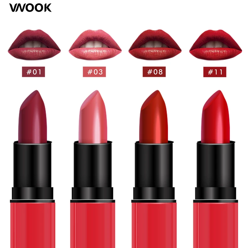 Vnook бренд Make Up матовая губная помада набор губ помада-блеск длительный