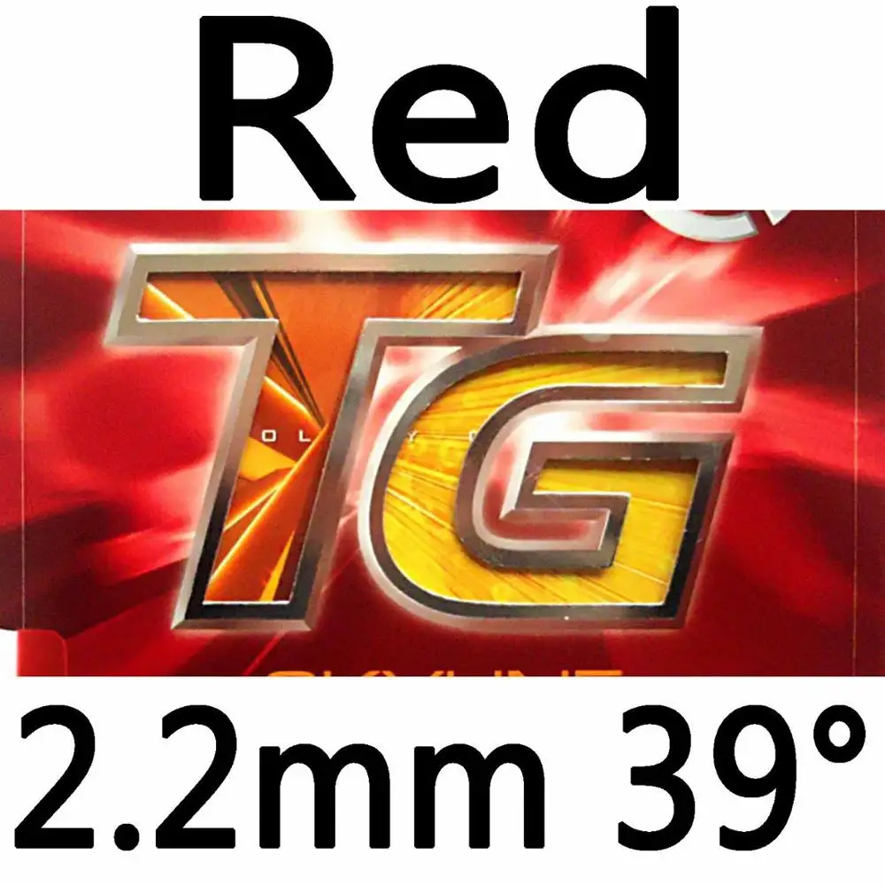 DHS Skyline TG2 TG 2 TG-2 pips-в настольный теннис пинг понг резиновый с губкой - Цвет: Red 2.2mm H39