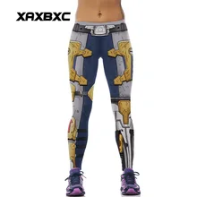 New 540 Sexy Girl leggins Armour Iron Man Warrior Printed Polyester Elastic Fitness Workout Women Leggings