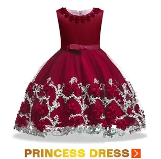 Платье с цветочным узором для девочек; кружевное платье с большим бантом для дня рождения для девочек; элегантное платье подружки невесты; одежда для маленьких девочек