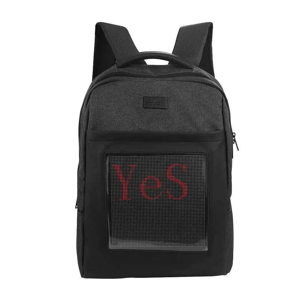 

Dynamic LED Backbag WIFI Advertising Backpack Laptop Bags Schoolbag Double Shoulder Bag for Outdoor Custom Flash Gif