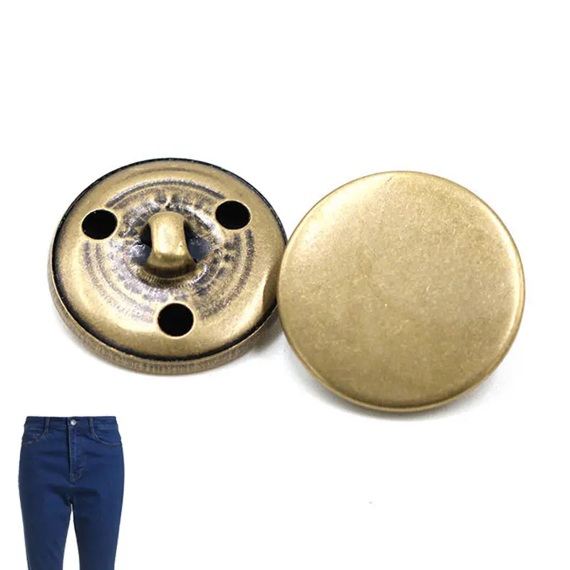 Sale 10PCS/Lot DIY Coat Golden Silvery Classic For Jeans Popular Clothing Accessories High Quality Bronze Button