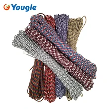 YOUGLE 550lb 100ft Паракорды веревки Тип III 7 стенд парашютом шнура Открытый выживания веревки 102-108