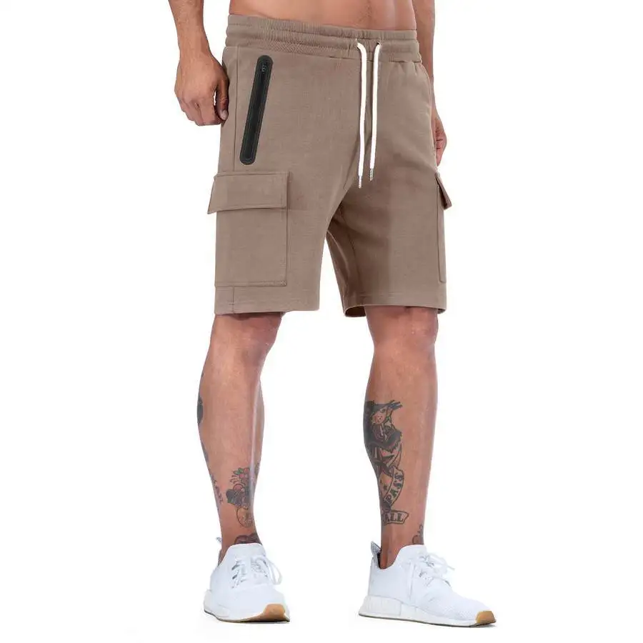 2019 Новая мода Для мужчин спортивные шорты Хлопковые Штаны спортивные брюки Фитнес короткие Jogger Повседневное тренажерные залы Для мужчин