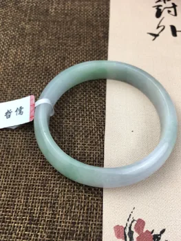 

Zheru Jewelry Pure Natural Jadeite Bracelet Natural Elegant Violet Green 54-62mm Female Gift Give A Country Certificate