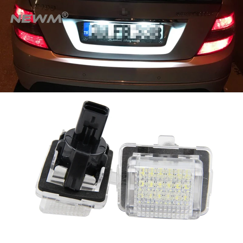 w204 license plate bulb