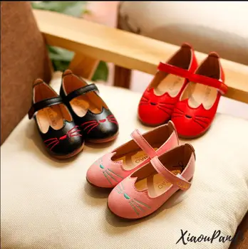 

2018 spring and autumn children's shoes girls cute soft face single shoes baby light peas shoes casual shoes