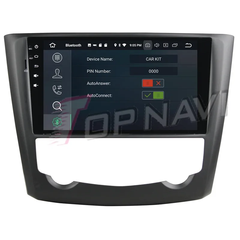 radio cradle android For Renault Kadjar 2016