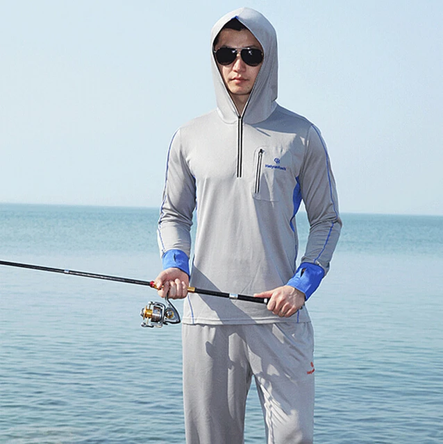 Men's women's Brand fishing clothing sun protection clothing long