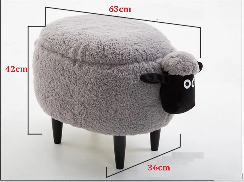 Children Wooden Animal Stool 10