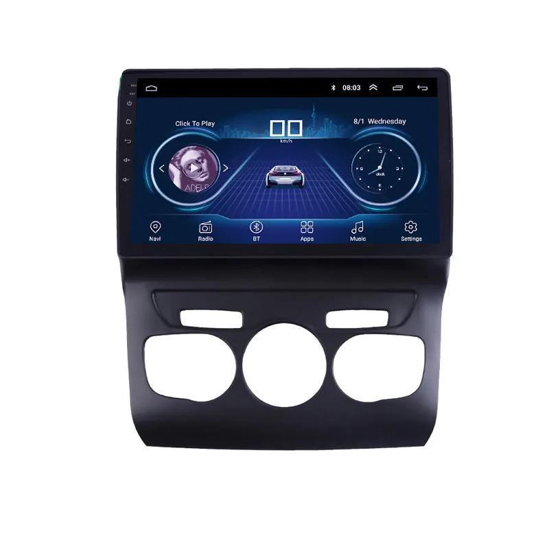 Best 10.1inch IPS and 2.5D Touch Screen Android 8.1 Car DVD GPS Navigation for Citroen C4L 2013 2014 2015 2016 2017Radio Audio Stereo 1