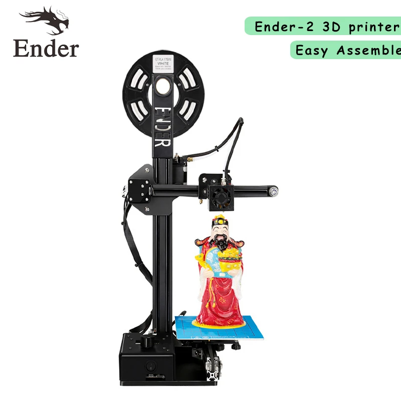 

Ender-2 3D printer DIY KIT 150*150*200m prusa i3 Mini 3d printers full metal with Filament+Hotbed+8G SD card+Tools as gift