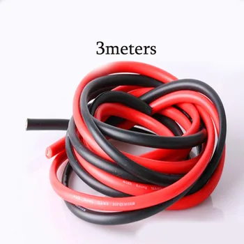 

3Meters 540/550/775 Motor ESC Battery Connecting Wire 14AWG/16AWG High Current Silicone Line Extension Cable for DIY RC Boat/Car