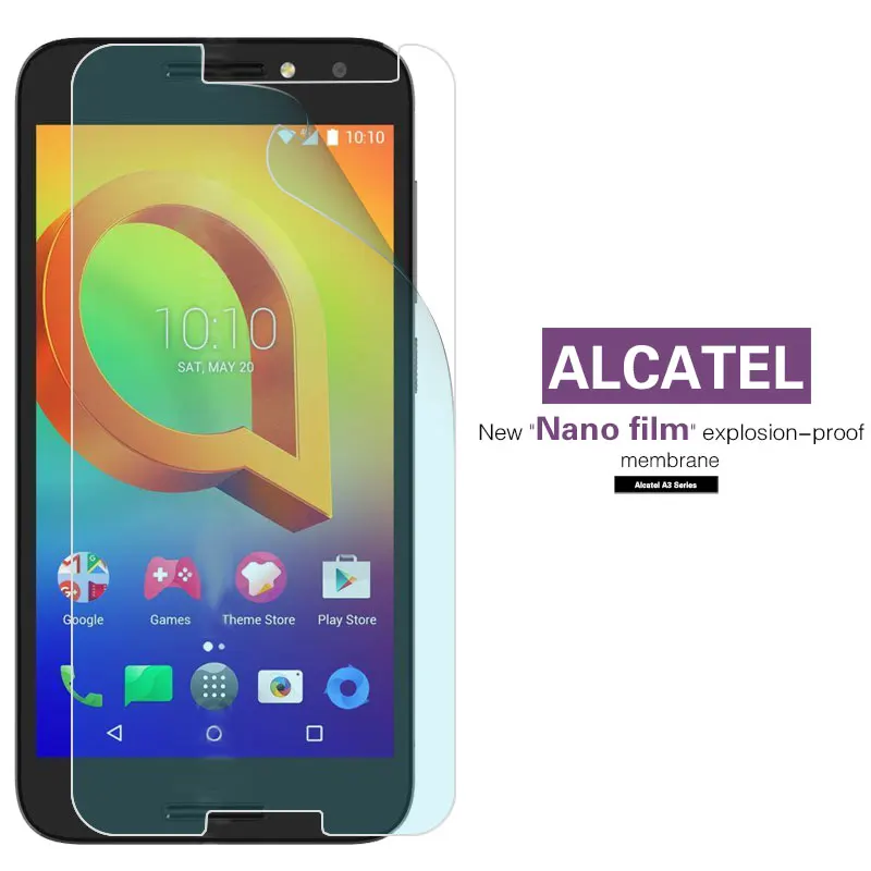 Взрывозащищенная нано мягкая пленка для Alcatel A3 A7 A30 A50 5046D 5059Y Plus 5011A + Защитная