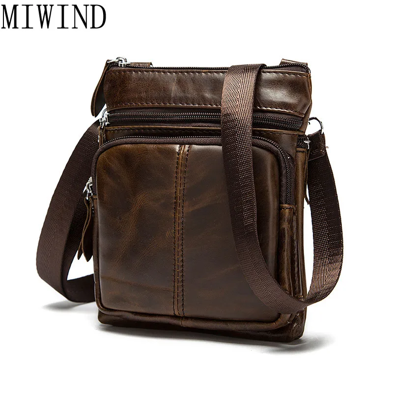 

Free Shipping Genuine Leather Bag Male Cowhide Men Bags Flap Shoulder Men Casual Travel Business Crossbody Shoulder Bag TTP602